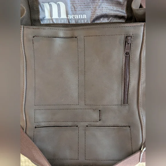 Allegory Leather Goods Macana Mail Bag Danzante Cross Body Made in Chicago